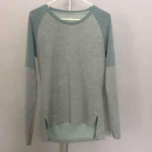 Adidas Climalite Sz S Long Sleeve Heathered Top